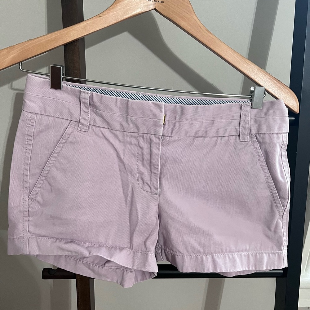 J Crew 2” Inseam Chino Short Lavender